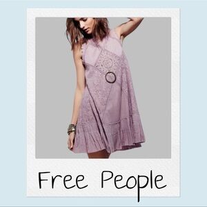 O9 Free People dress mauve/purple mini dress size small
